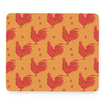Chinese Rooster Pattern Print Mouse Pad