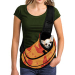 Chinese Rooster Pattern Print Pet Sling Carrier
