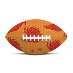Chinese Rooster Pattern Print Rugby Ball