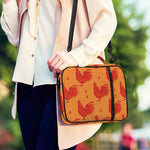 Chinese Rooster Pattern Print Shoulder Strap Bible Bag