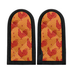 Chinese Rooster Pattern Print Skillet Handle Cover