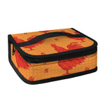 Chinese Rooster Pattern Print Small Lunch Bag