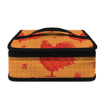 Chinese Rooster Pattern Print Small Lunch Bag
