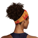 Chinese Rooster Pattern Print Sports Headband