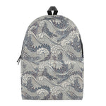 Chinese Sea Dragon Pattern Print Backpack