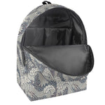 Chinese Sea Dragon Pattern Print Backpack