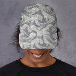 Chinese Sea Dragon Pattern Print Baseball Cap