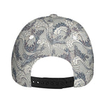 Chinese Sea Dragon Pattern Print Baseball Cap