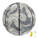 Chinese Sea Dragon Pattern Print Basketball