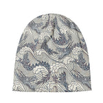 Chinese Sea Dragon Pattern Print Beanie