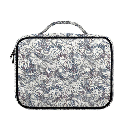 Chinese Sea Dragon Pattern Print Briefcase Bible Bag