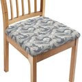 Chinese Sea Dragon Pattern Print Chair Cushion Cover