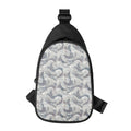 Chinese Sea Dragon Pattern Print Sling Bag