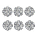 Chinese Sea Dragon Pattern Print Coaster Set