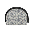 Chinese Sea Dragon Pattern Print Coin Purse