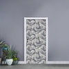 Chinese Sea Dragon Pattern Print Door Sticker