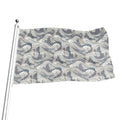 Chinese Sea Dragon Pattern Print Flag