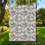 Chinese Sea Dragon Pattern Print Garden Flag