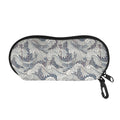 Chinese Sea Dragon Pattern Print Glasses Case