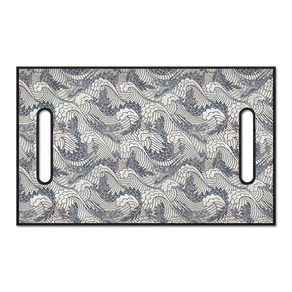 Chinese Sea Dragon Pattern Print Golf Cart Seat Cover