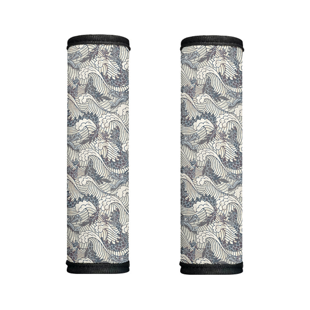 Chinese Sea Dragon Pattern Print Handle Covers