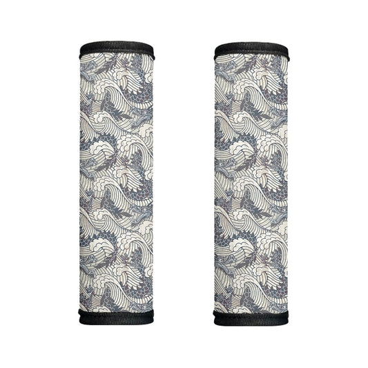 Chinese Sea Dragon Pattern Print Handle Covers