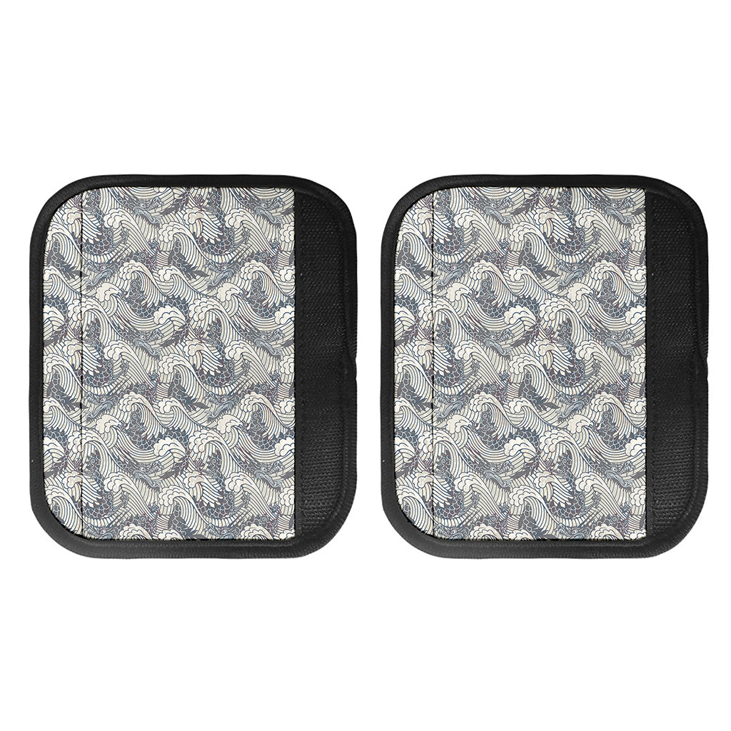 Chinese Sea Dragon Pattern Print Handle Covers