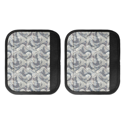 Chinese Sea Dragon Pattern Print Handle Covers