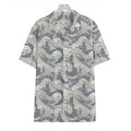 Chinese Sea Dragon Pattern Print Hawaiian Shirt