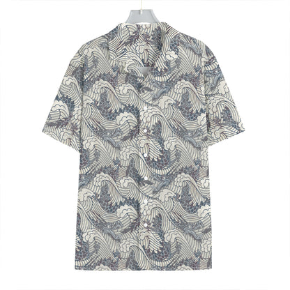 Chinese Sea Dragon Pattern Print Hawaiian Shirt