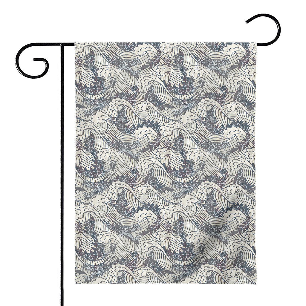 Chinese Sea Dragon Pattern Print House Flag