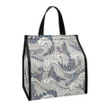 Chinese Sea Dragon Pattern Print Insulated Lunch Tote