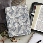 Chinese Sea Dragon Pattern Print Leather Bible Cover