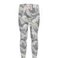 Chinese Sea Dragon Pattern Print Men's Leggings