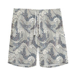 Chinese Sea Dragon Pattern Print Men's Sports Shorts