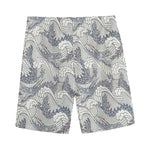 Chinese Sea Dragon Pattern Print Men's Sports Shorts
