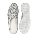 Chinese Sea Dragon Pattern Print Mesh Casual Shoes