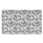 Chinese Sea Dragon Pattern Print Polyester Doormat