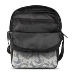 Chinese Sea Dragon Pattern Print Rectangular Crossbody Bag