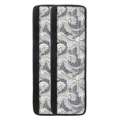 Chinese Sea Dragon Pattern Print Refrigerator Handle Covers