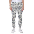 Chinese Sea Dragon Pattern Print Joggers