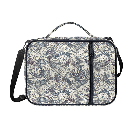 Chinese Sea Dragon Pattern Print Shoulder Strap Bible Bag