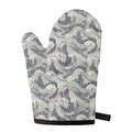 Chinese Sea Dragon Pattern Print Single Oven Mitt