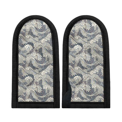 Chinese Sea Dragon Pattern Print Skillet Handle Cover