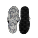 Chinese Sea Dragon Pattern Print Slippers