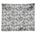 Chinese Sea Dragon Pattern Print Tapestry