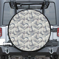 Chinese Sea Dragon Pattern Print Tire Cover