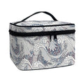 Chinese Sea Dragon Pattern Print Travel Makeup Bag