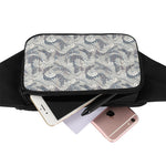 Chinese Sea Dragon Pattern Print Waist Bag