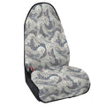 Chinese Sea Dragon Pattern Print Waterproof Car Seat Cover